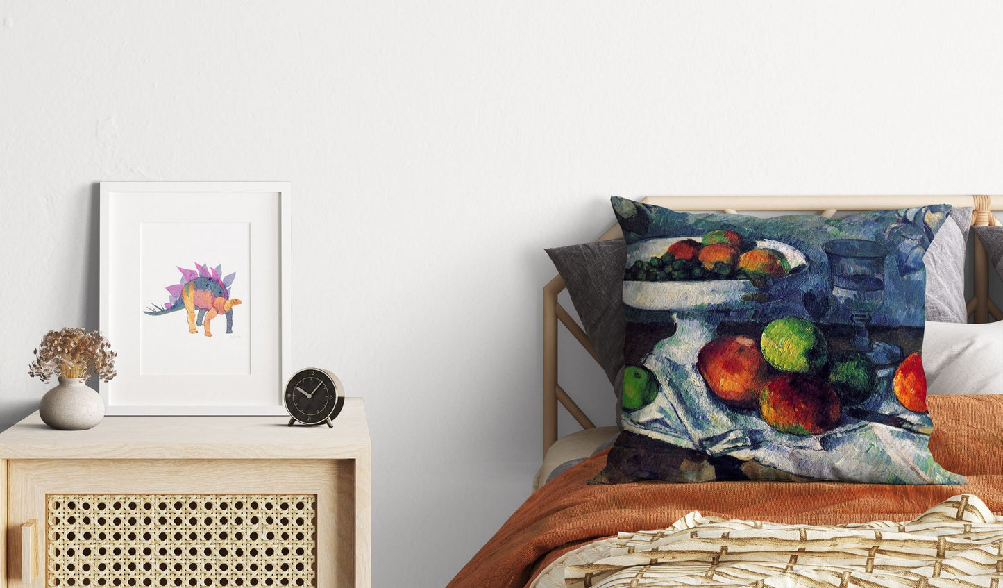 Paul Cezanne Famous Art, Decorative Pillow, Abstract Pillow, Art Pillow, Red And Blue, Modern Pillow, 22X22 Pillow Cover, Home Decor Pillow