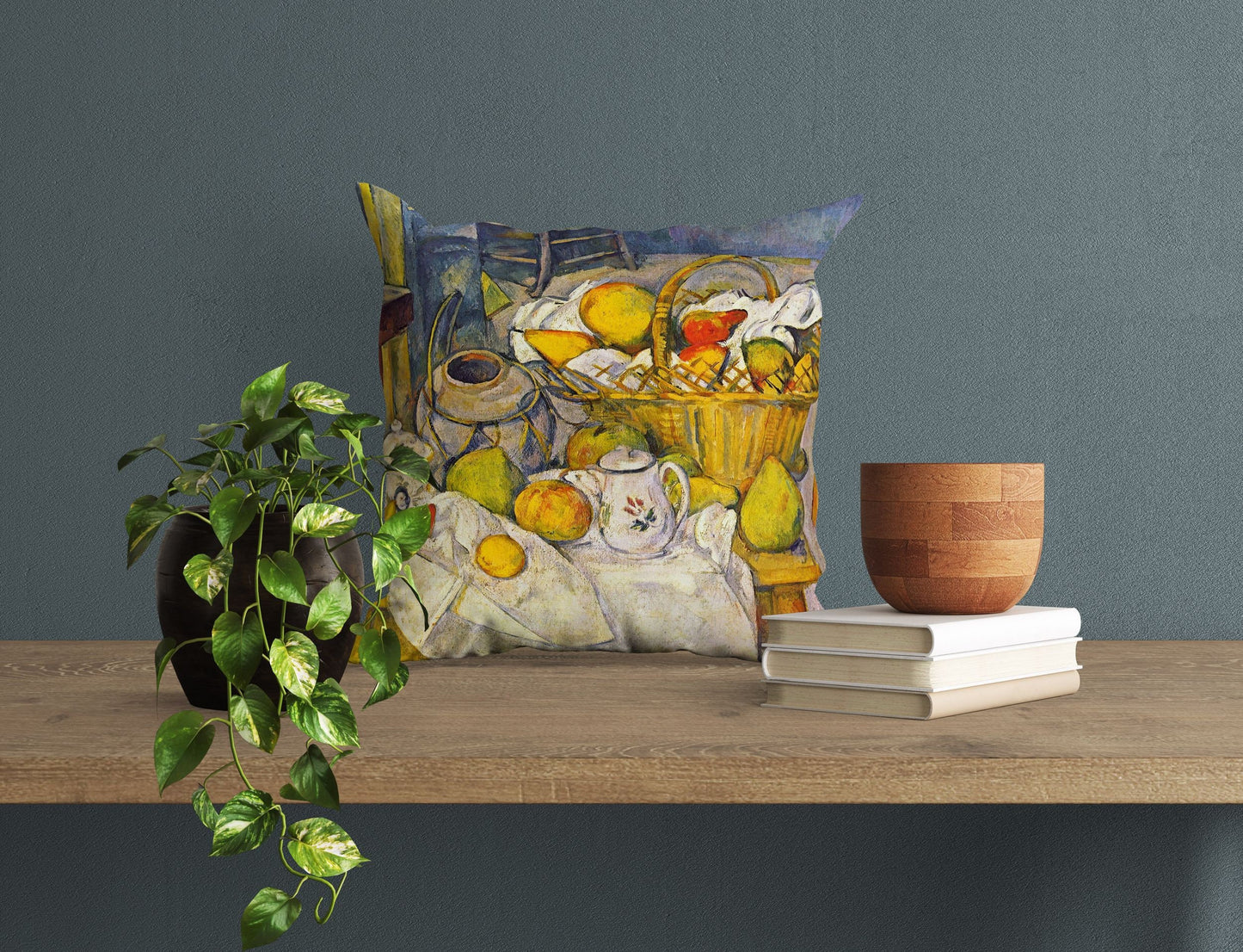 Paul Cezanne Famous Art, Tapestry Pillows, Abstract Pillow, Art Pillow, Bright Yellow Pillow, Contemporary Pillow, Farmhouse Decor