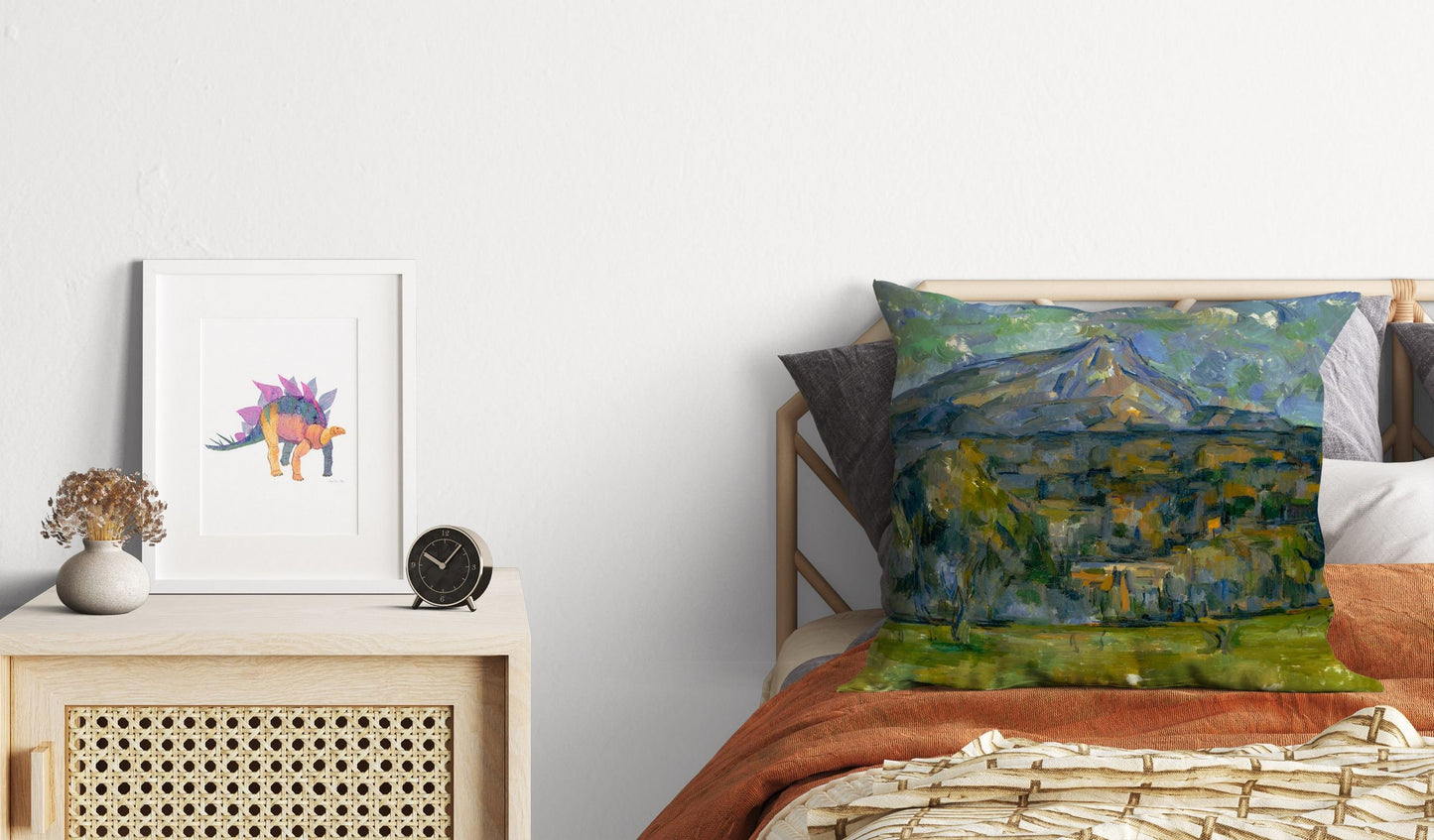 Paul Cezanne Famous Painting, Toss Pillow, Abstract Throw Pillow, Soft Pillow Cases, Farmhouse Pillow, Indoor Pillow Cases