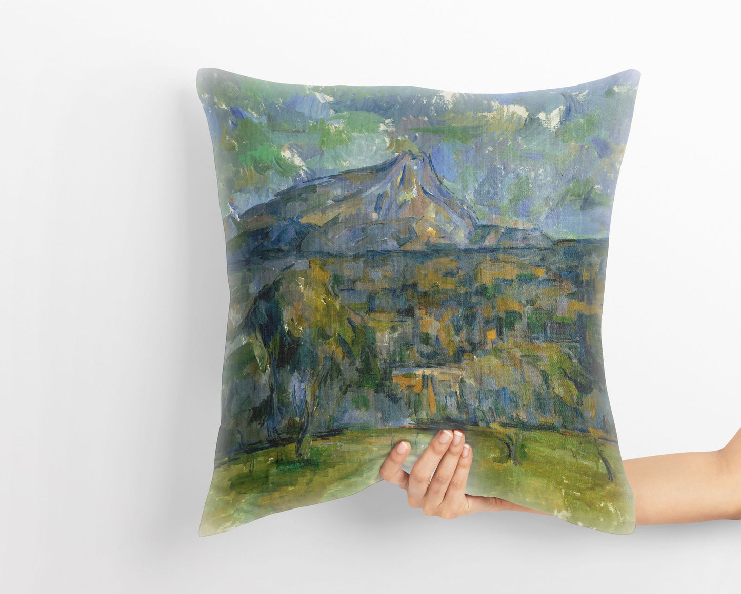Paul Cezanne Famous Painting, Toss Pillow, Abstract Throw Pillow, Soft Pillow Cases, Farmhouse Pillow, Indoor Pillow Cases