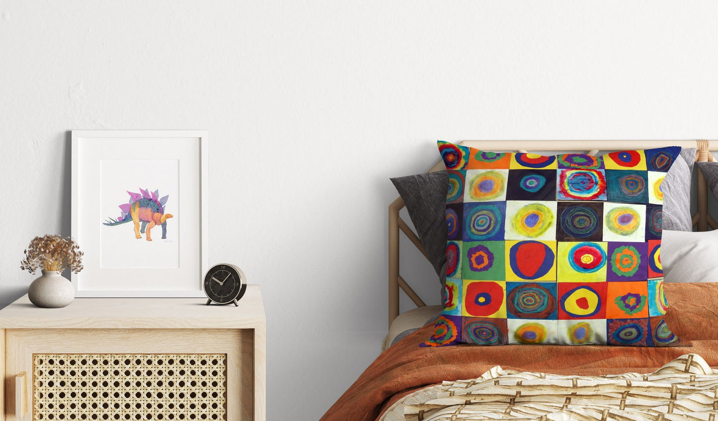 Wassily Kandinsky Abstract Painting, Throw Pillow Cover, Abstract Pillow, Designer Pillow, 22X22 Pillow, Housewarming Gift, Holiday Gift