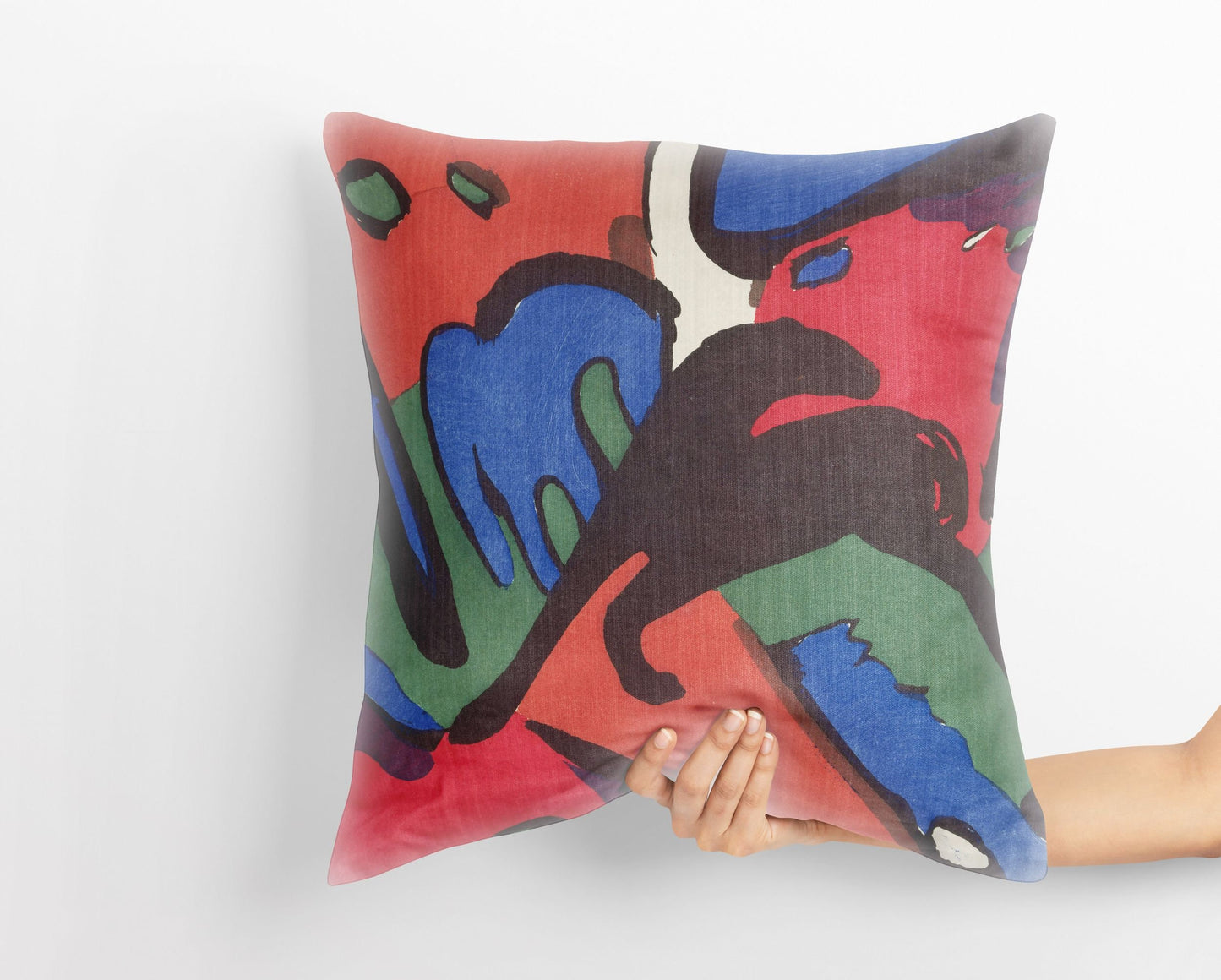 Wassily Kandinsky Abstract Painting, Tapestry Pillows, Geometric Pillow, Artist Pillow, Colorful Pillow Case, Contemporary Pillow
