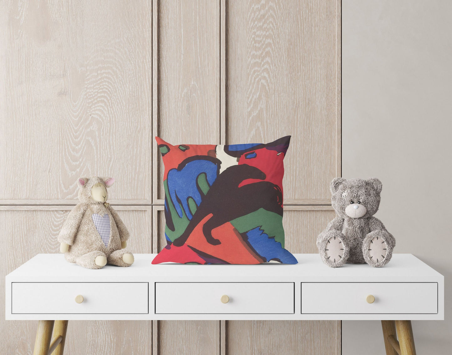 Wassily Kandinsky Abstract Painting, Tapestry Pillows, Geometric Pillow, Artist Pillow, Colorful Pillow Case, Contemporary Pillow