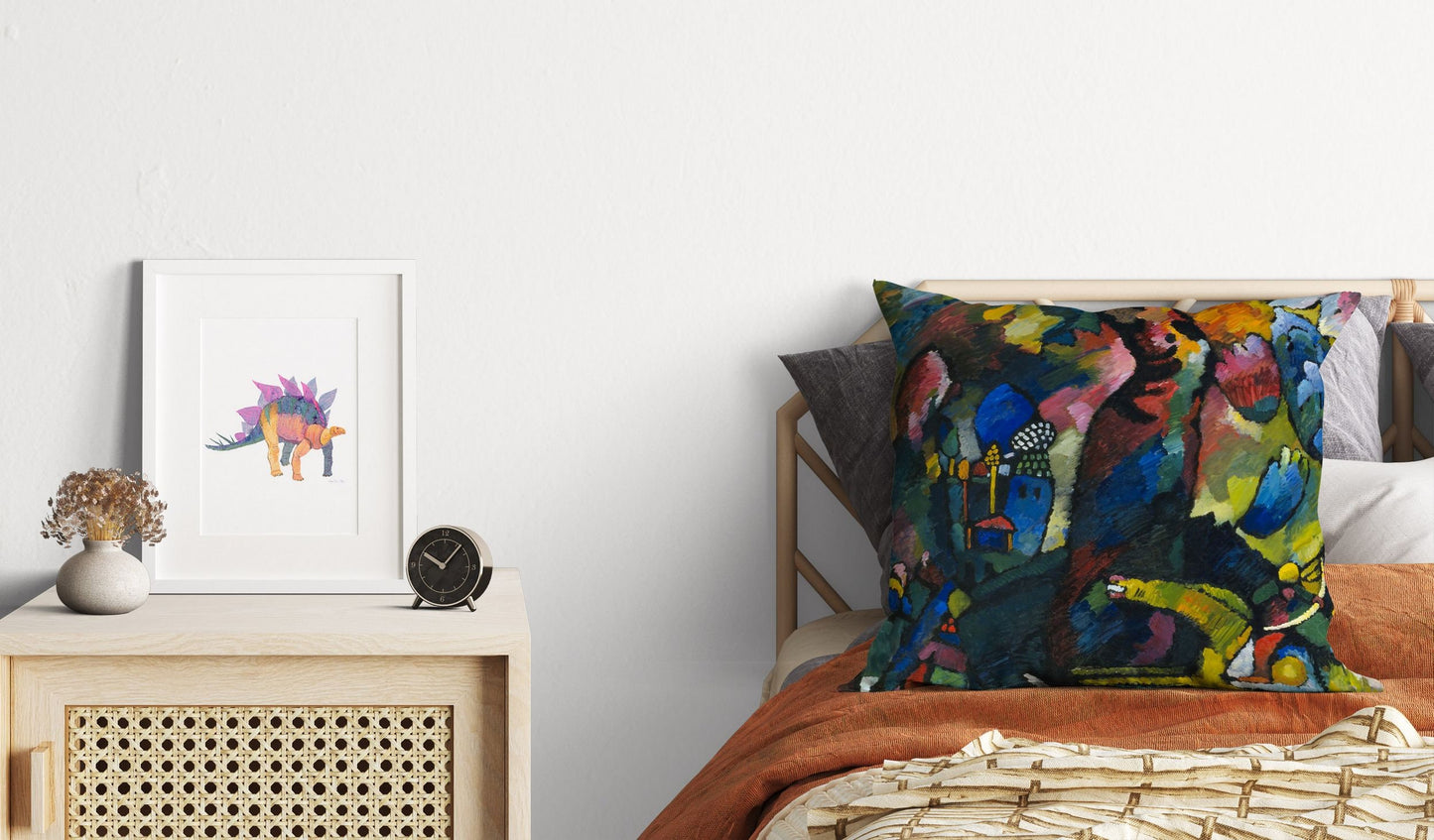 Wassily Kandinsky Abstract Painting, Throw Pillow, Abstract Art Pillow, Soft Pillow Cases, Modern Pillow, Large Pillow Cases