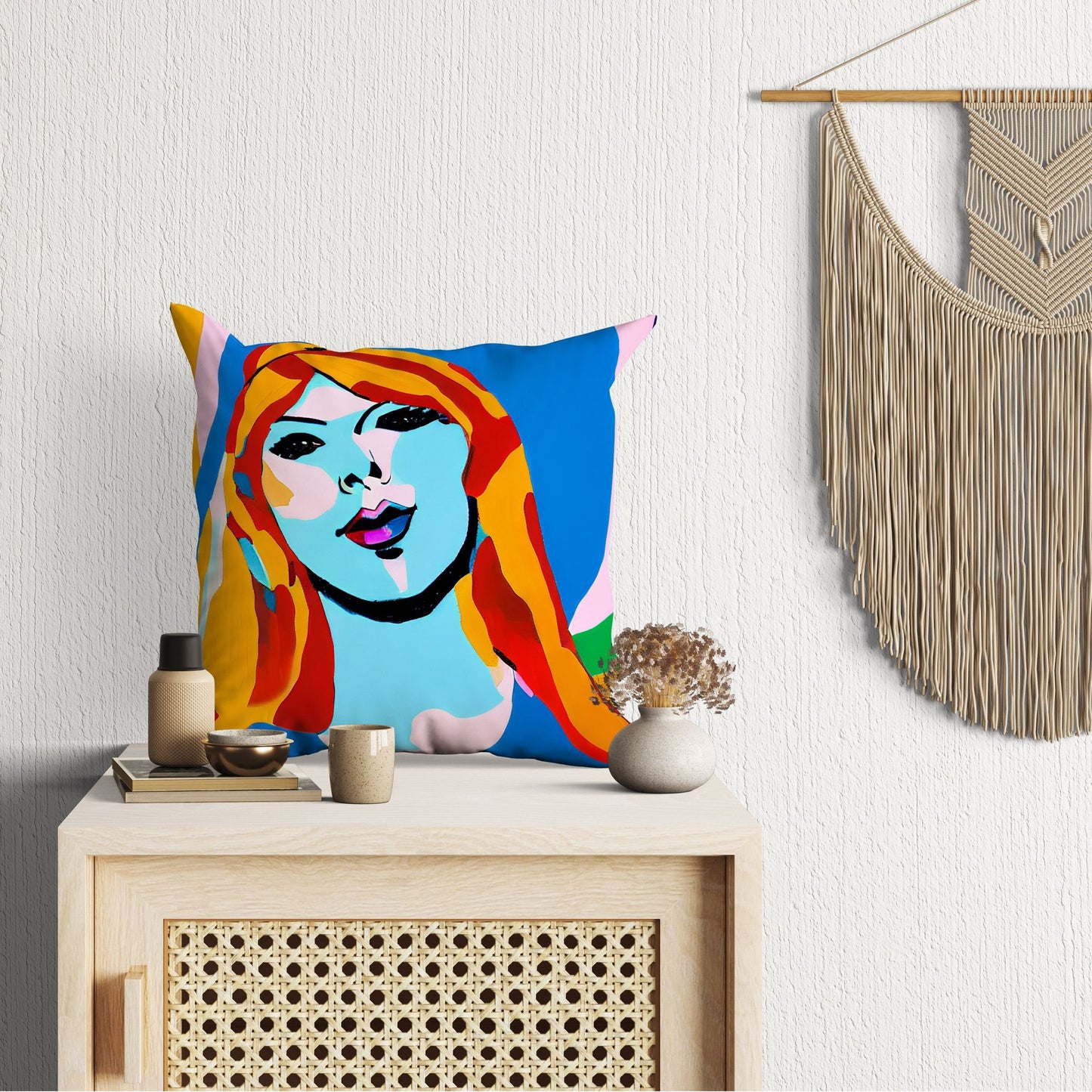 Taylor Swift Tapestry Pillows, Abstract Throw Pillow Cover, Artist Pillow, Colorful Pillow Case, Large Pillow Cases, Holiday Gift