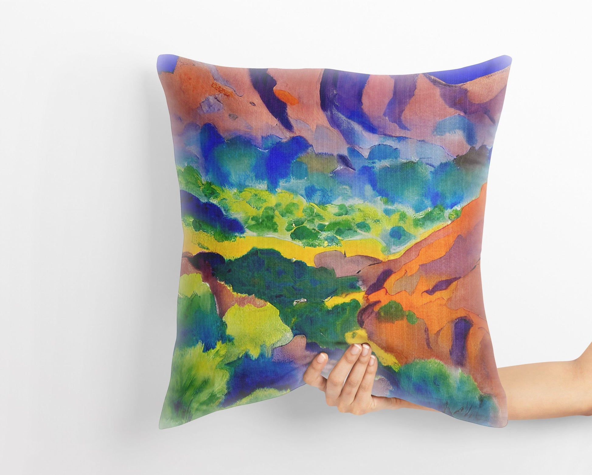 Cliff By The Sea Throw Pillow, Abstract Pillow, Soft Pillow Cases, Modern Pillow, Large Pillow Cases, Housewarming Gift, Sofa Pillows