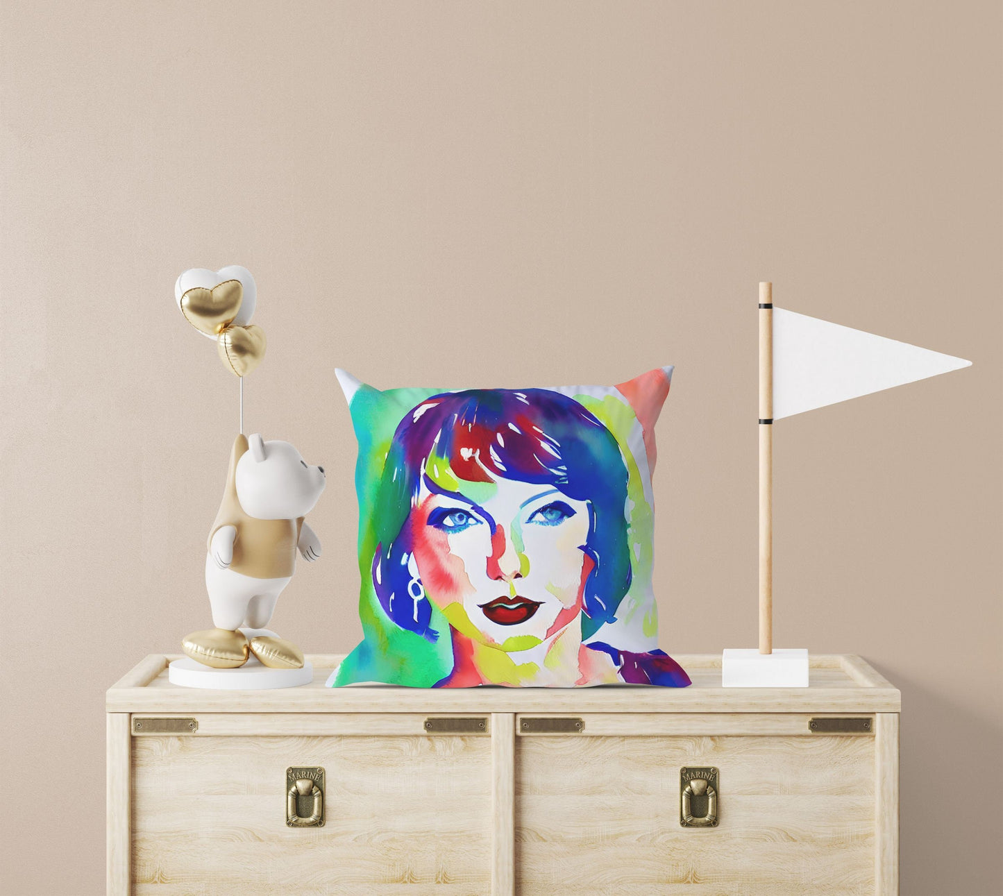 Taylor Swift Music Pillow Case, Abstract Pillow, Soft Pillow Cases, Contemporary Pillow, Square Pillow, Home Decor Pillow, Sofa Pillows