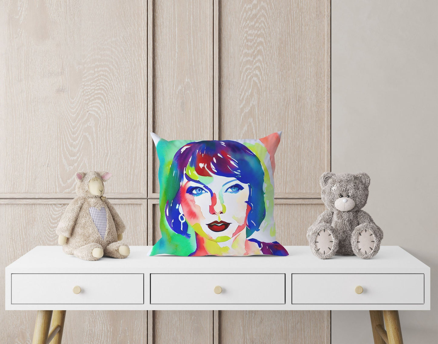 Taylor Swift Music Pillow Case, Abstract Pillow, Soft Pillow Cases, Contemporary Pillow, Square Pillow, Home Decor Pillow, Sofa Pillows