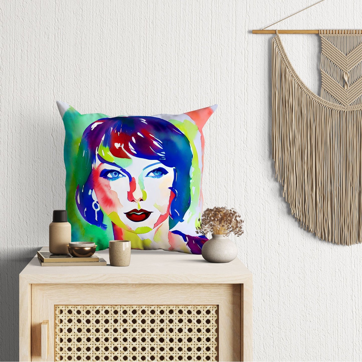 Taylor Swift Music Pillow Case, Abstract Pillow, Soft Pillow Cases, Contemporary Pillow, Square Pillow, Home Decor Pillow, Sofa Pillows