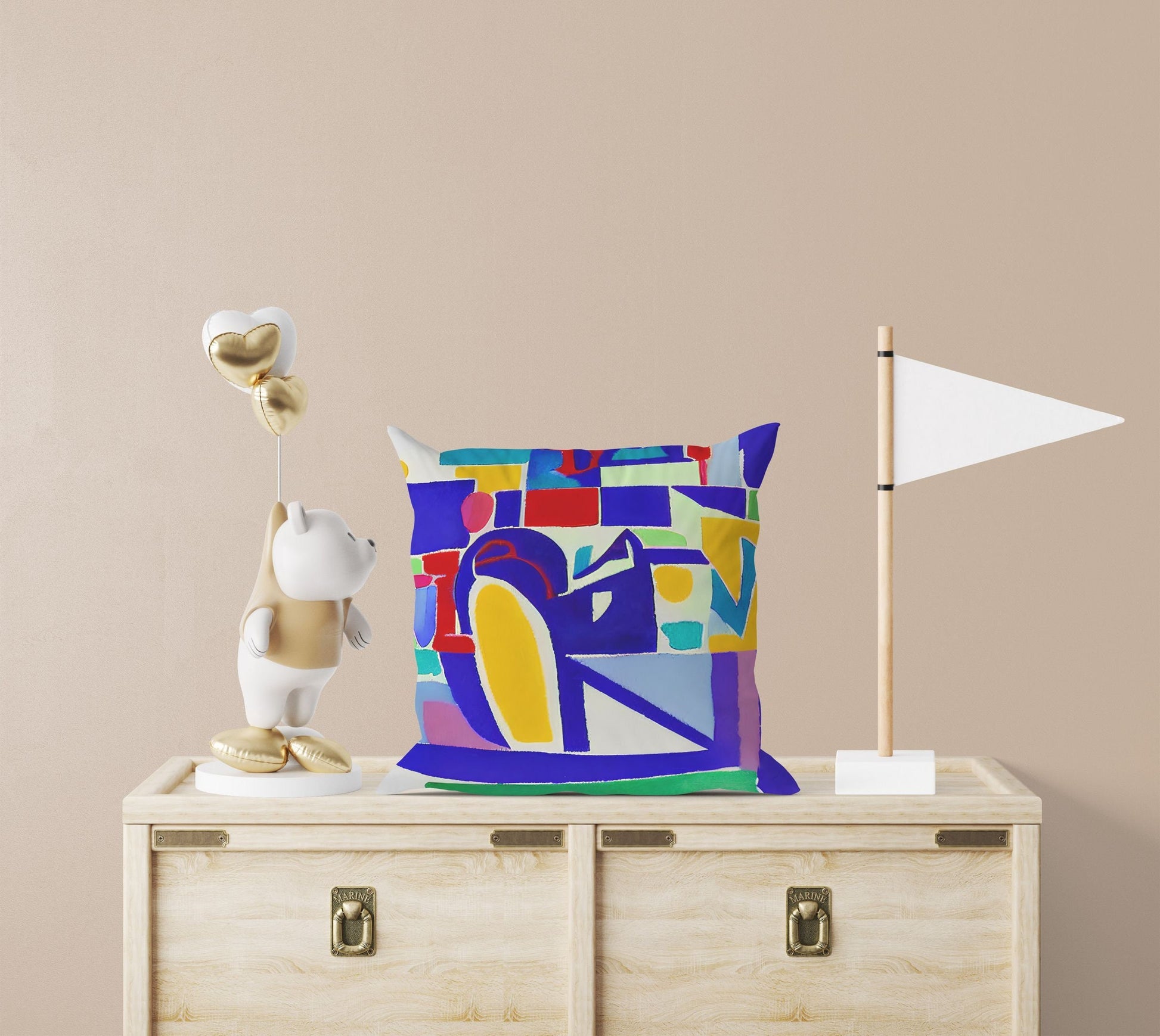 Abstract Art Matisse Style Throw Pillow, Abstract Pillow, Designer Pillow, Colorful Pillow Case, Fashion, Housewarming Gift, Indoor Pillow