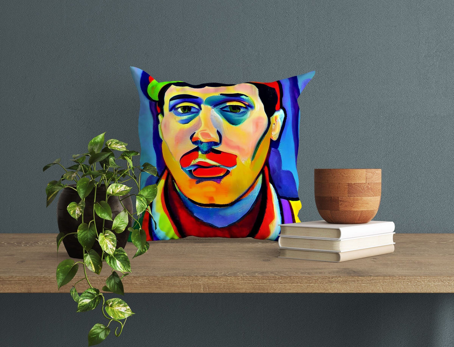 Decorative Pillow, Abstract Throw Pillow Cover, Soft Pillow Cases, Colorful Pillow Case, Impressionist Pillow, Large Pillow Cases