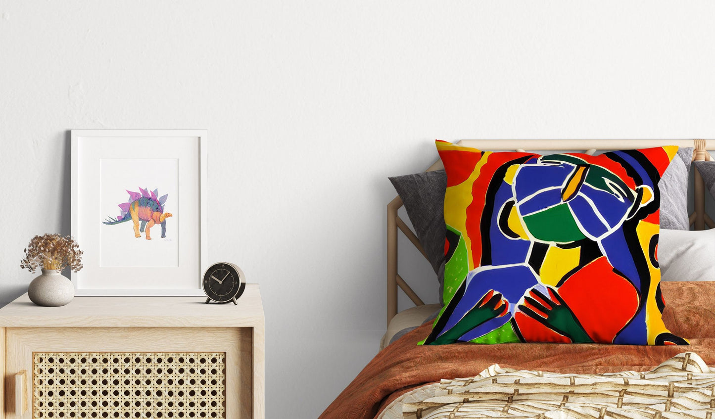 Aborigine Toss Pillow, Abstract Pillow, Art Pillow, Colorful Pillow Case, Contemporary Pillow, Large Pillow Cases, Christmas Pillow