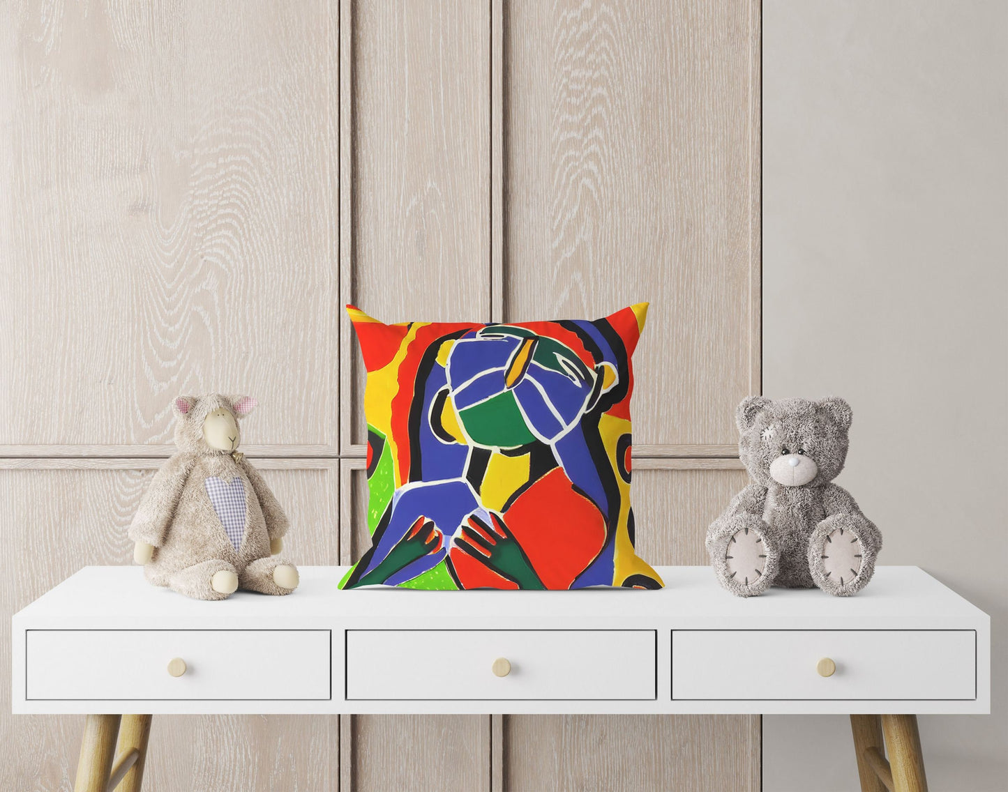 Aborigine Toss Pillow, Abstract Pillow, Art Pillow, Colorful Pillow Case, Contemporary Pillow, Large Pillow Cases, Christmas Pillow