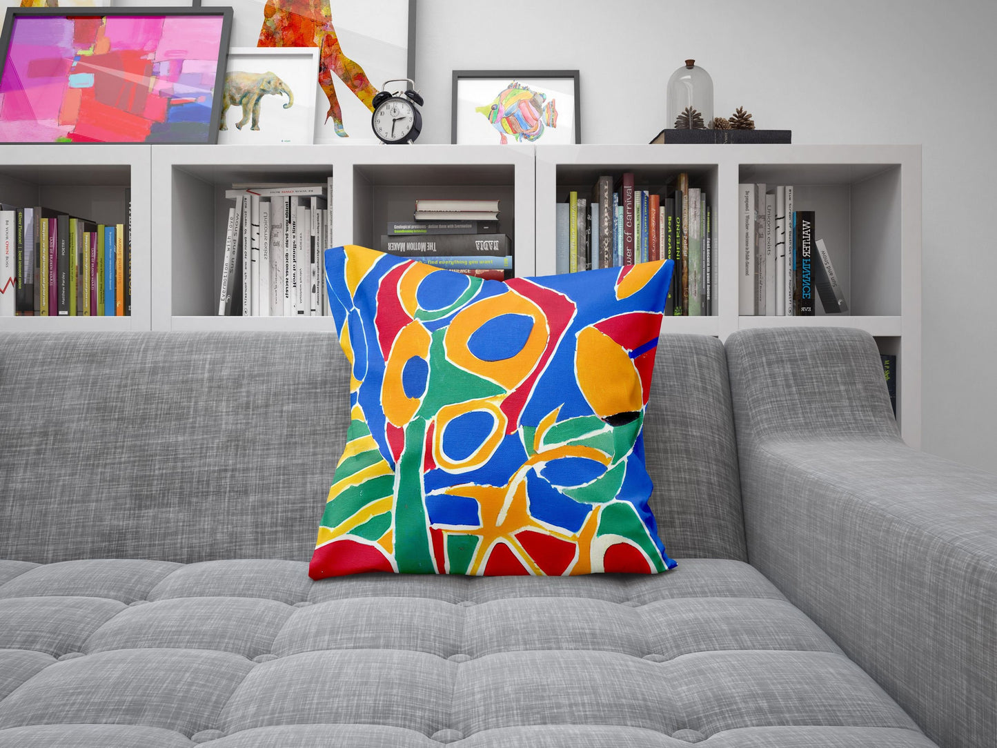 Abstract Flowers Throw Pillow Cover, Abstract Pillow, Artist Pillow, Fashion, Large Pillow Cases, Nursery Pillows, Girl Pillow