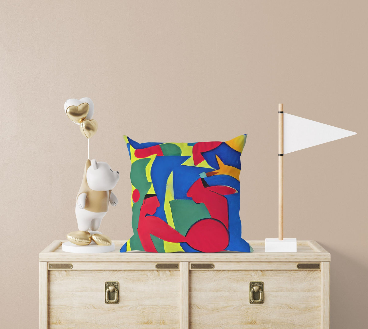 Abstract Throw Pillow, Throw Pillow Cover, Cat Pillow, Designer Pillow, Contemporary Pillow, Square Pillow, Home And Living, Holiday Gift
