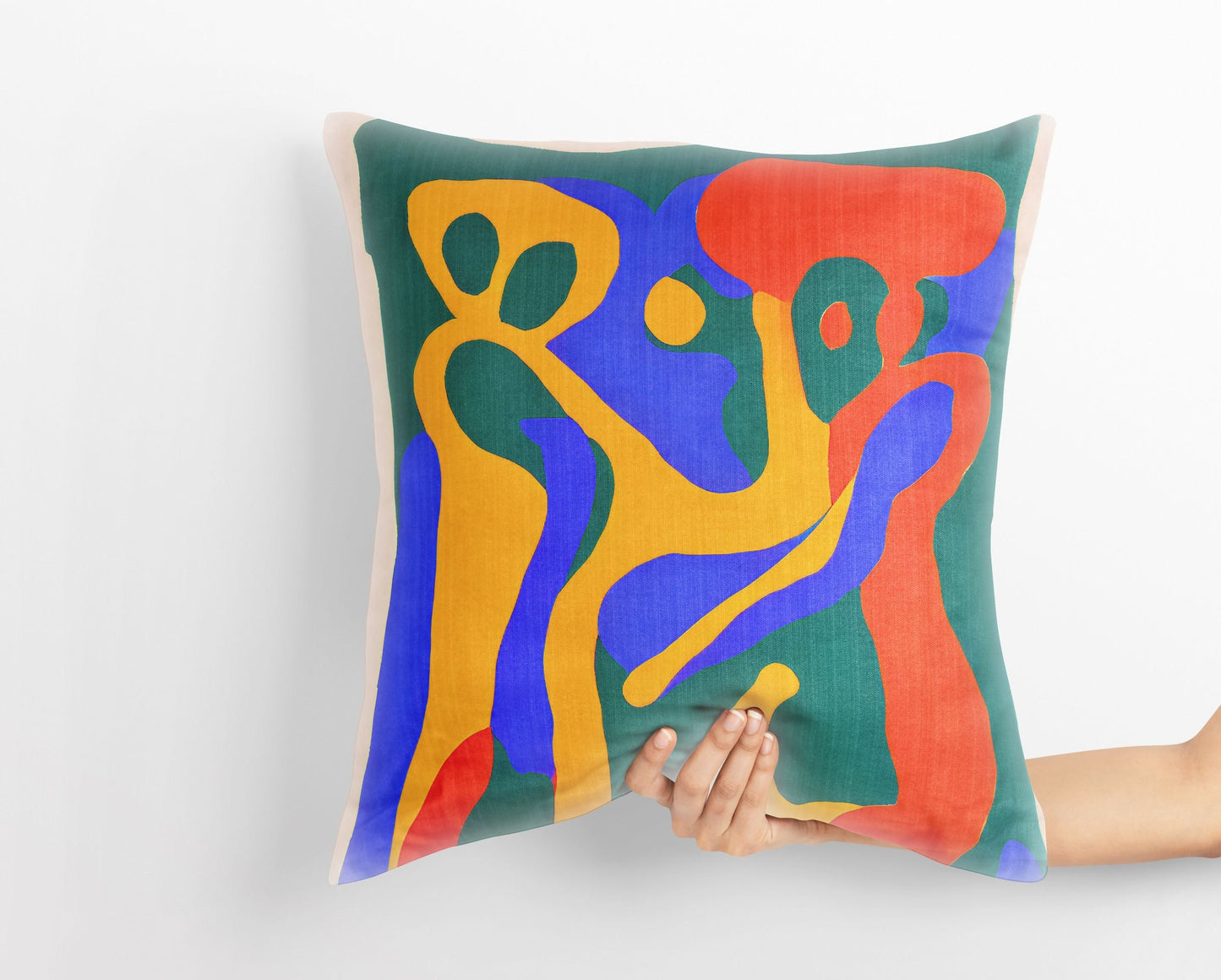 Abstract Throw Pillow, Throw Pillow Cover, Abstract Throw Pillow Cover, Artist Pillow, Colorful Pillow Case, Contemporary Pillow
