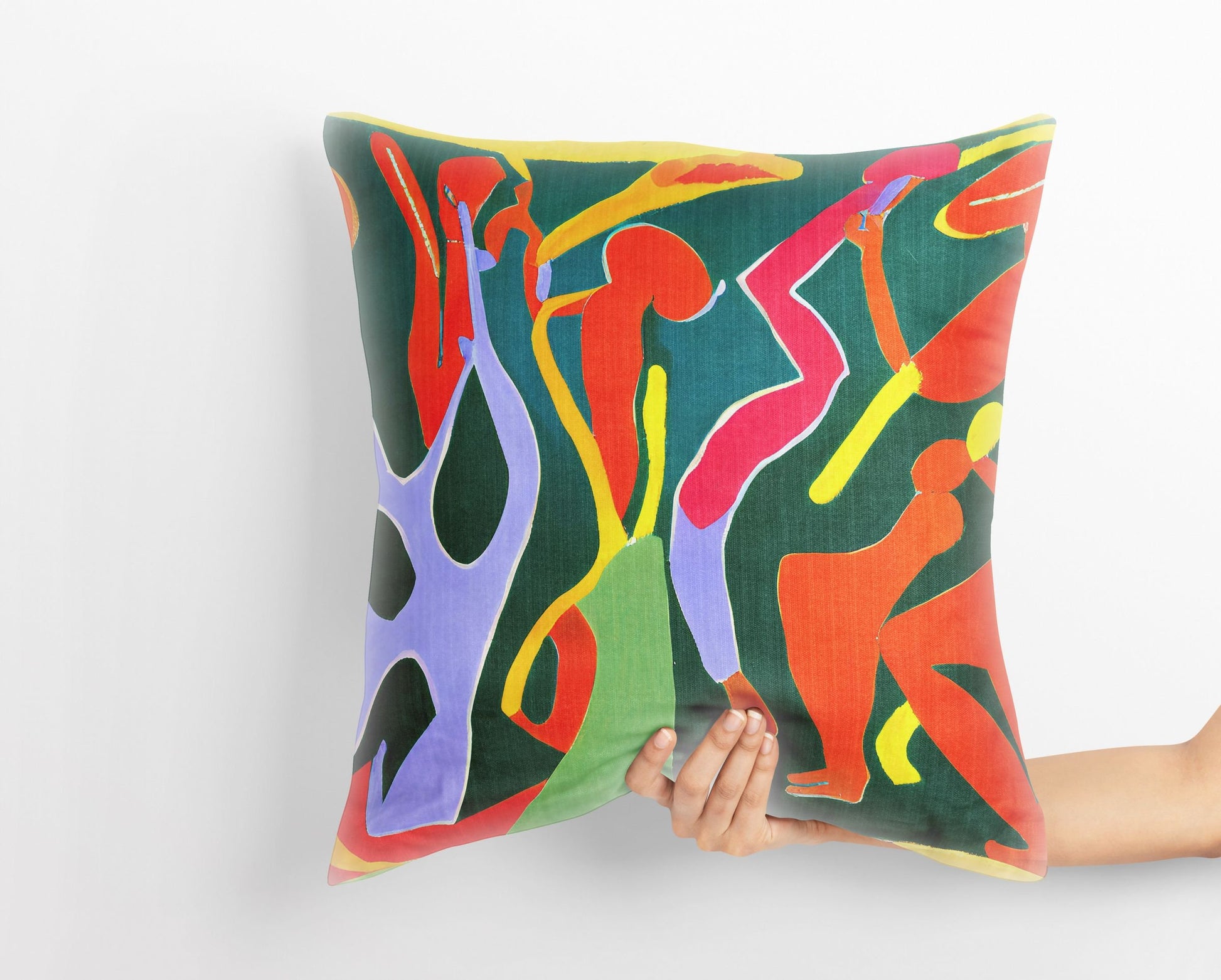 Abstract Throw Pillow, Abstract Pillow Case, Designer Pillow, Colorful Pillow Case, Large Pillow Cases, Home And Living