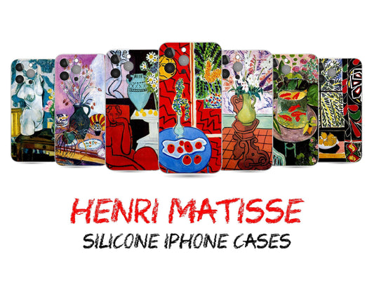 Henri Matisse Art Iphone 14 Plus Case, Iphone 13 Case, Iphone Xs Max, Iphone 8 Plus Case Art, Vivid Colors, Aesthetic Iphone, Silicone Case