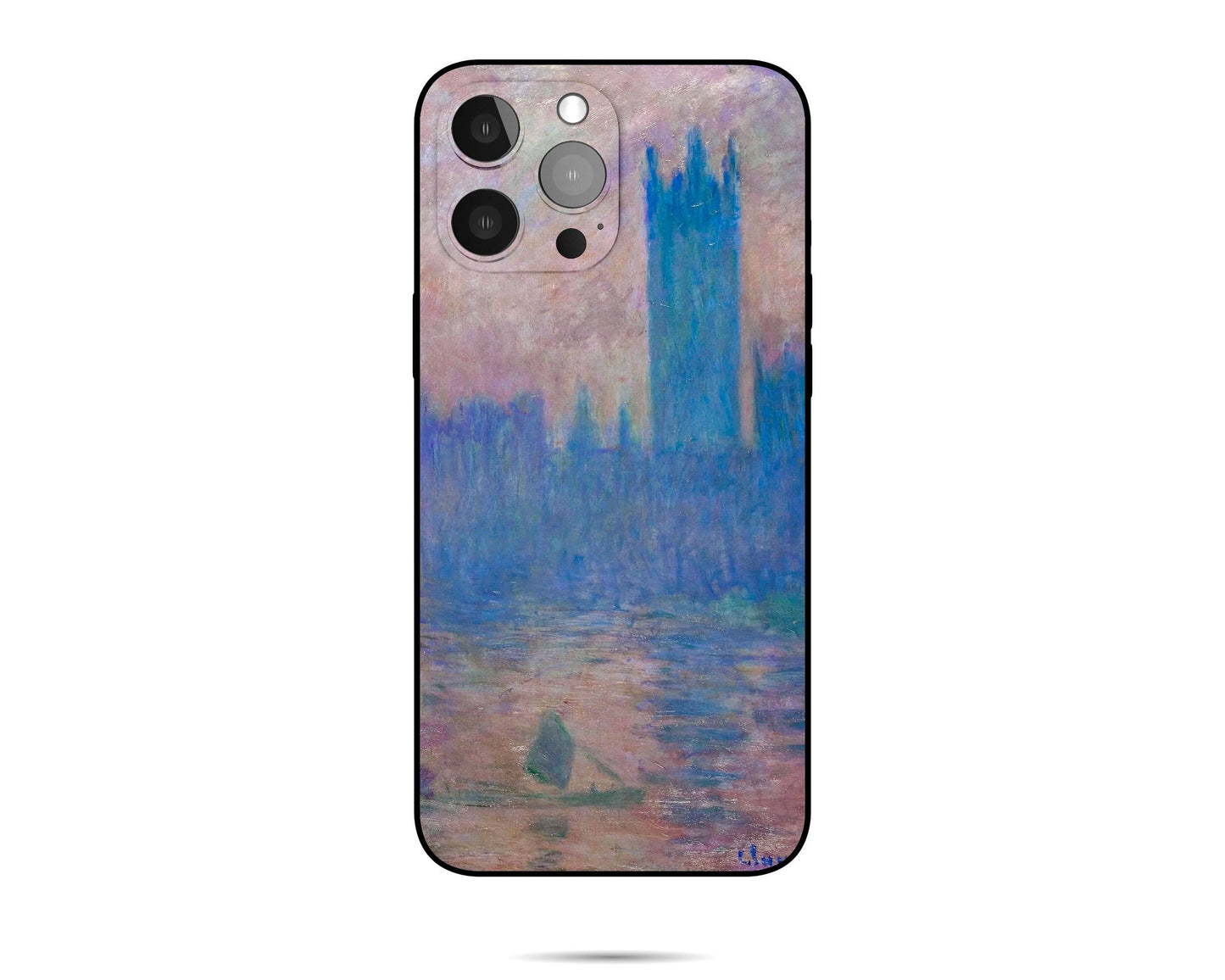 Claude Monet Houses Of Parliament Iphone 14 Plus Case, Apple iPhone Case, Iphone 14 Pro Max Case, Iphone Xs Case, Iphone 8 Plus Case Art