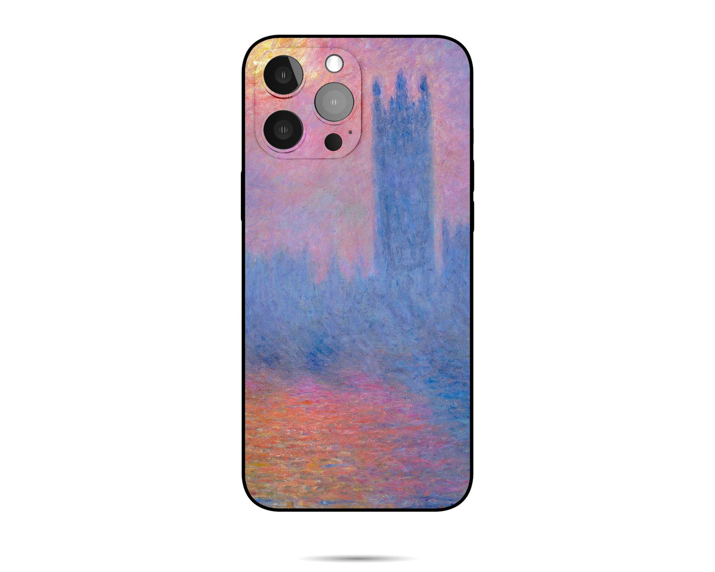 Claude Monet Houses Of Parliament Iphone 14 Plus Case, Apple iPhone Case, Iphone 14 Pro Max Case, Iphone Xs Case, Iphone 8 Plus Case Art