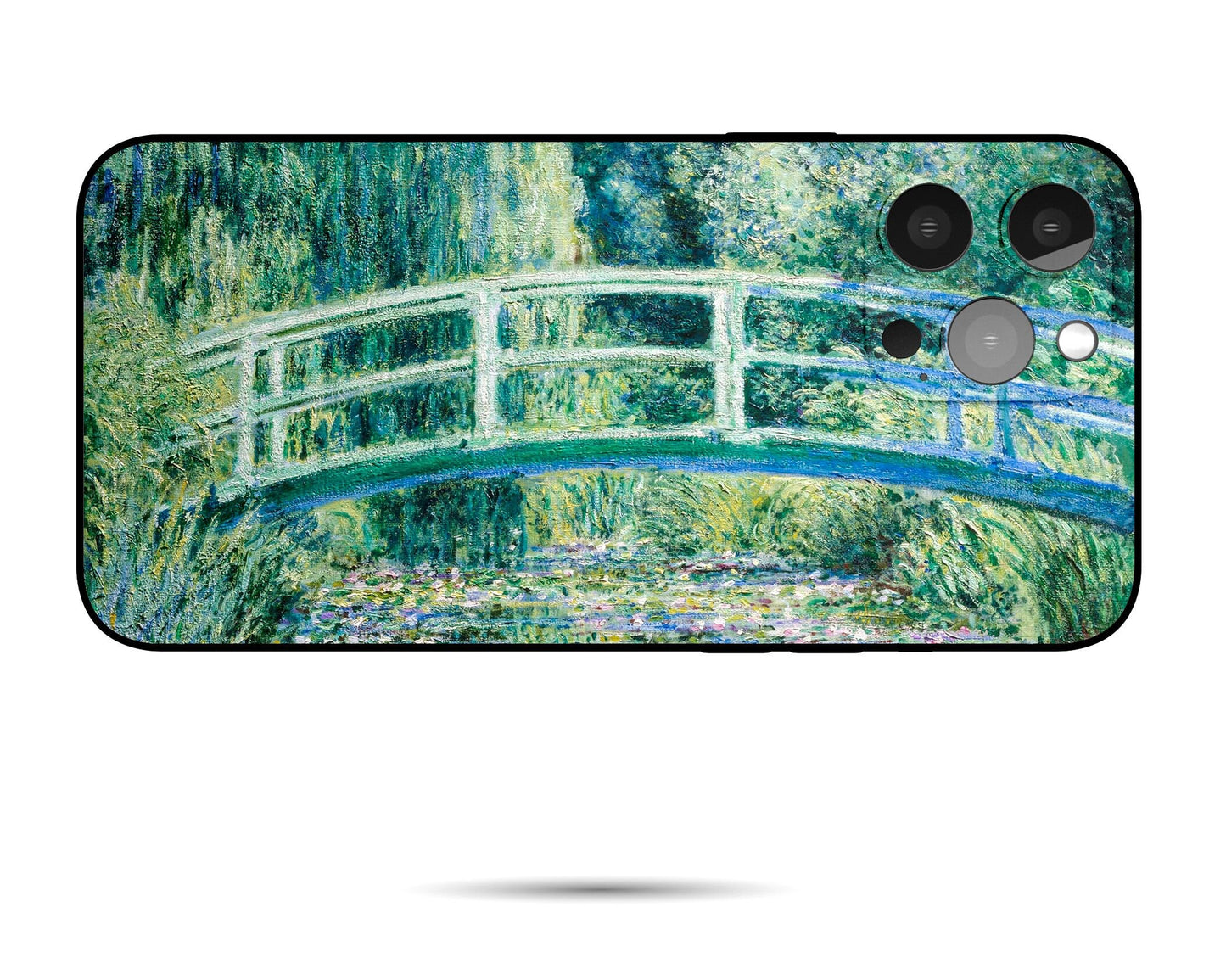 Claude Monet Painting Japanese Bridge Iphone 14 Pro Case, Iphone 13 Pro Case, Iphone Xs Max Case, Iphone 8 Plus Case, Aesthetic Phone Case