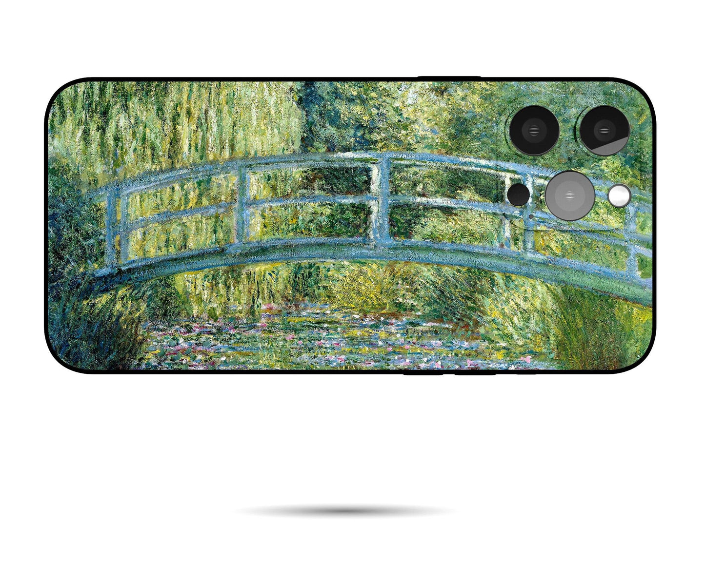 Claude Monet Painting Japanese Bridge Iphone 14 Pro Case, Iphone 13 Pro Case, Iphone Xs Max Case, Iphone 8 Plus Case, Aesthetic Phone Case
