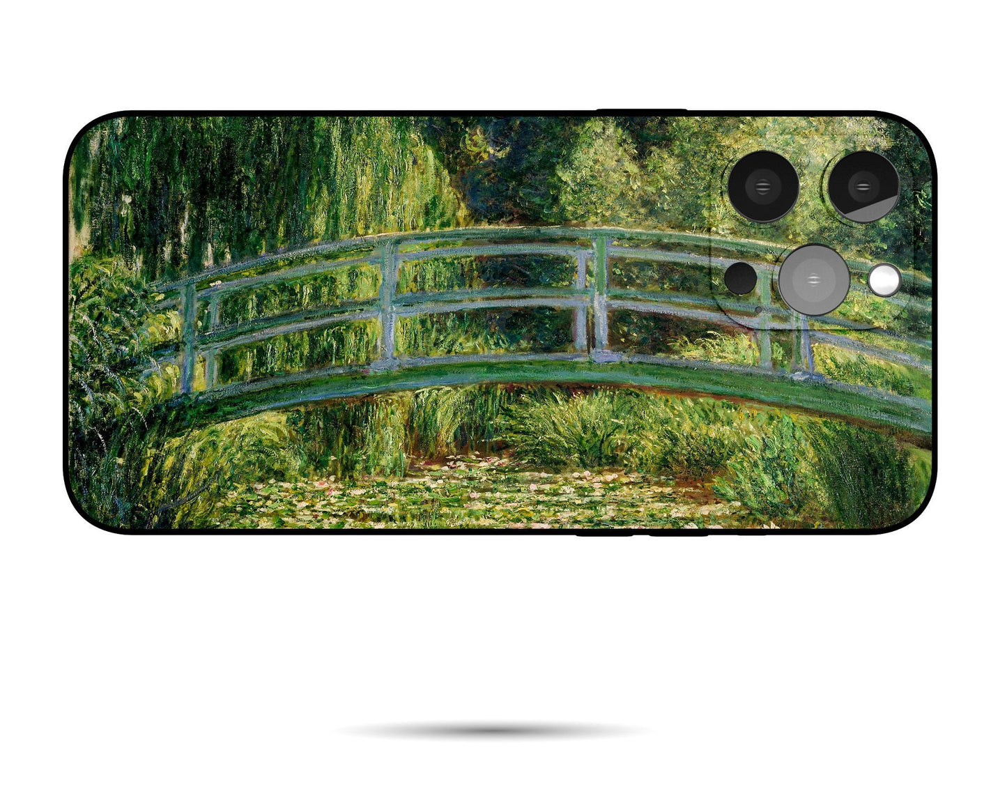 Claude Monet Japanese Bridge Iphone 14 Case, Iphone 12 Case, Iphone Se 2020, Iphone 8 Plus Case Art, Birthday Gift, Iphone Case Silicone