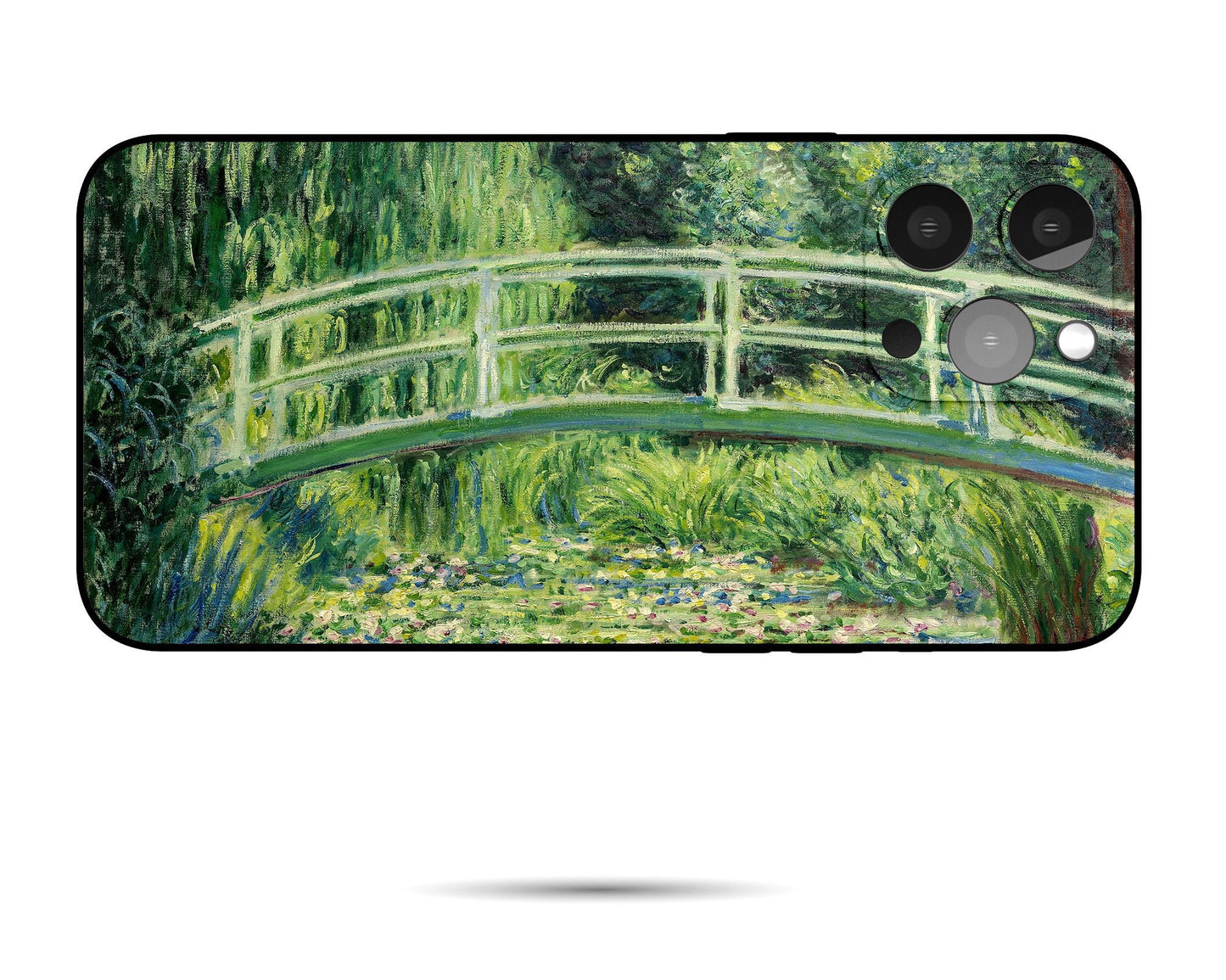 Claude Monet Japanese Bridge Iphone 14 Case, Iphone 12 Case, Iphone Se 2020, Iphone 8 Plus Case Art, Birthday Gift, Iphone Case Silicone