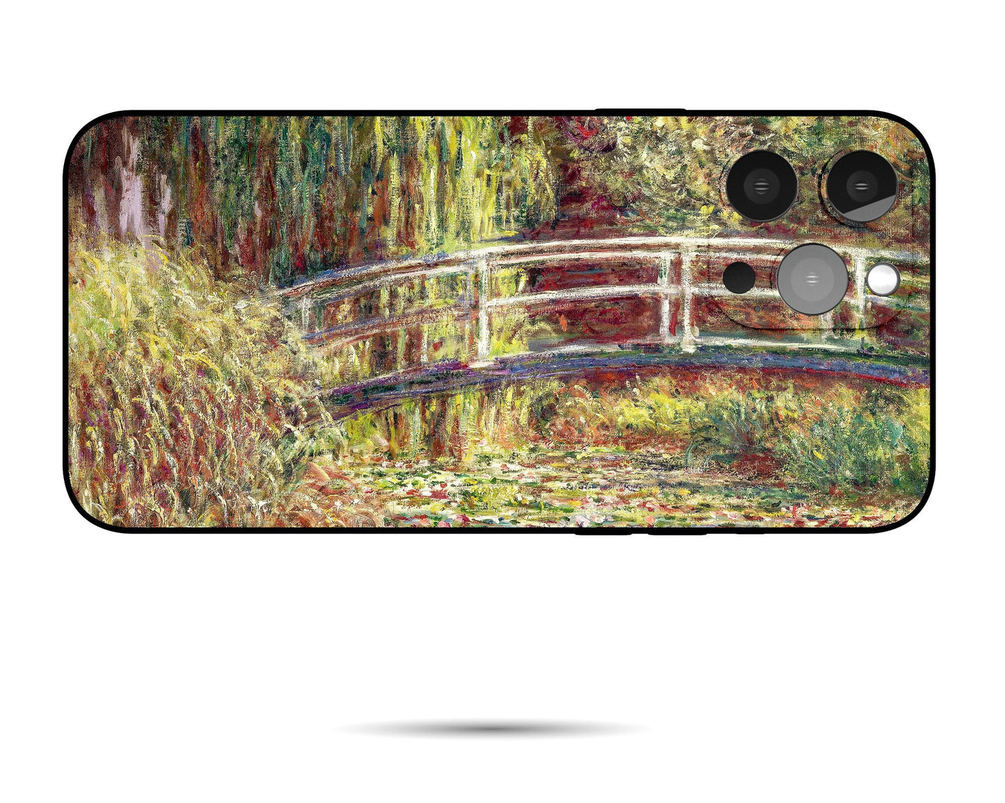 Claude Monet Japanese Bridge Iphone 14 Case, Iphone 12 Case, Iphone Se 2020, Iphone 8 Plus Case Art, Birthday Gift, Iphone Case Silicone