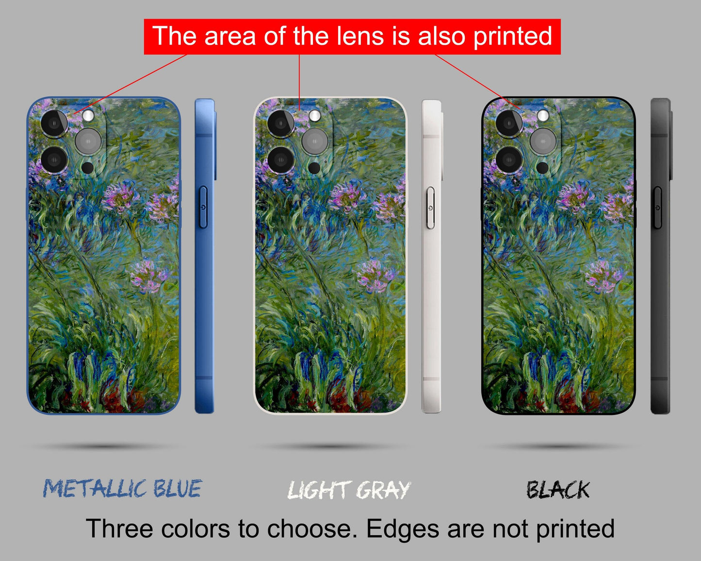 Claude Monet Waterlily Pond Iphone 14 Case, Iphone 14 Pro Case, Iphone Xr Case, Iphone 8 Plus Case Art, Gift For Her, Iphone Case Silicone