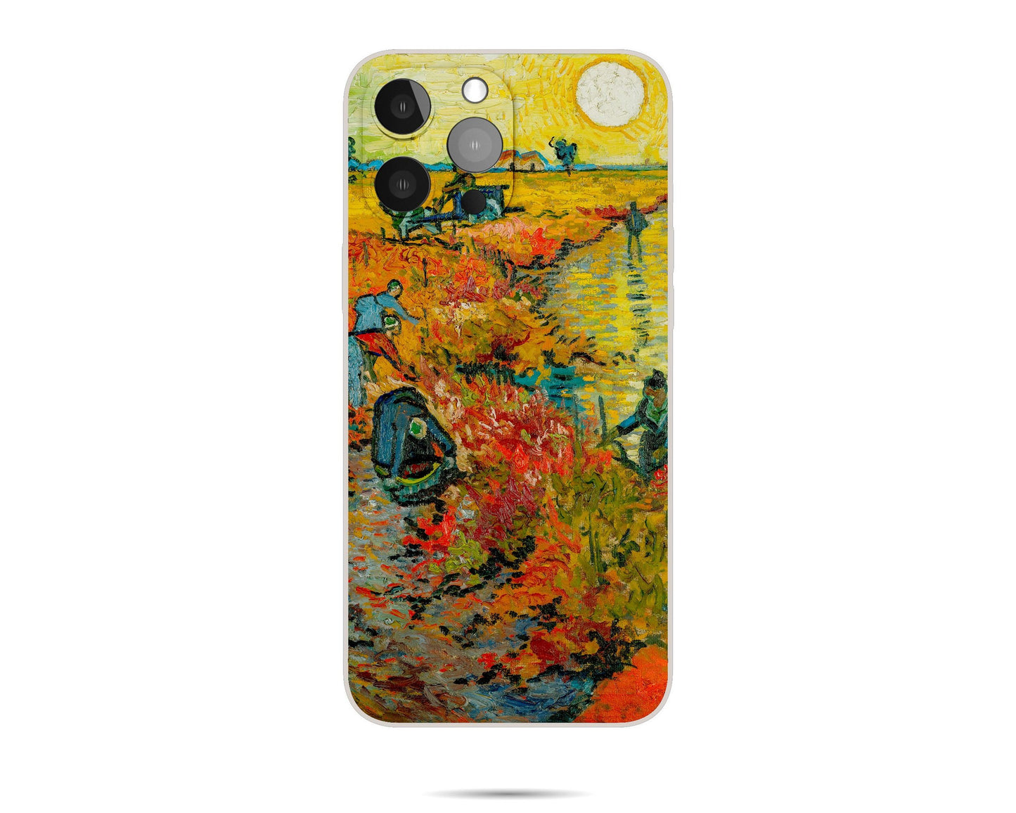 Vincent Van Gogh Red Vineyard At Arles Apple Phone Case, Iphone 11 Pro Max, Iphone Xr Case, Iphone 8 Plus Case Art, Designer Iphone Case