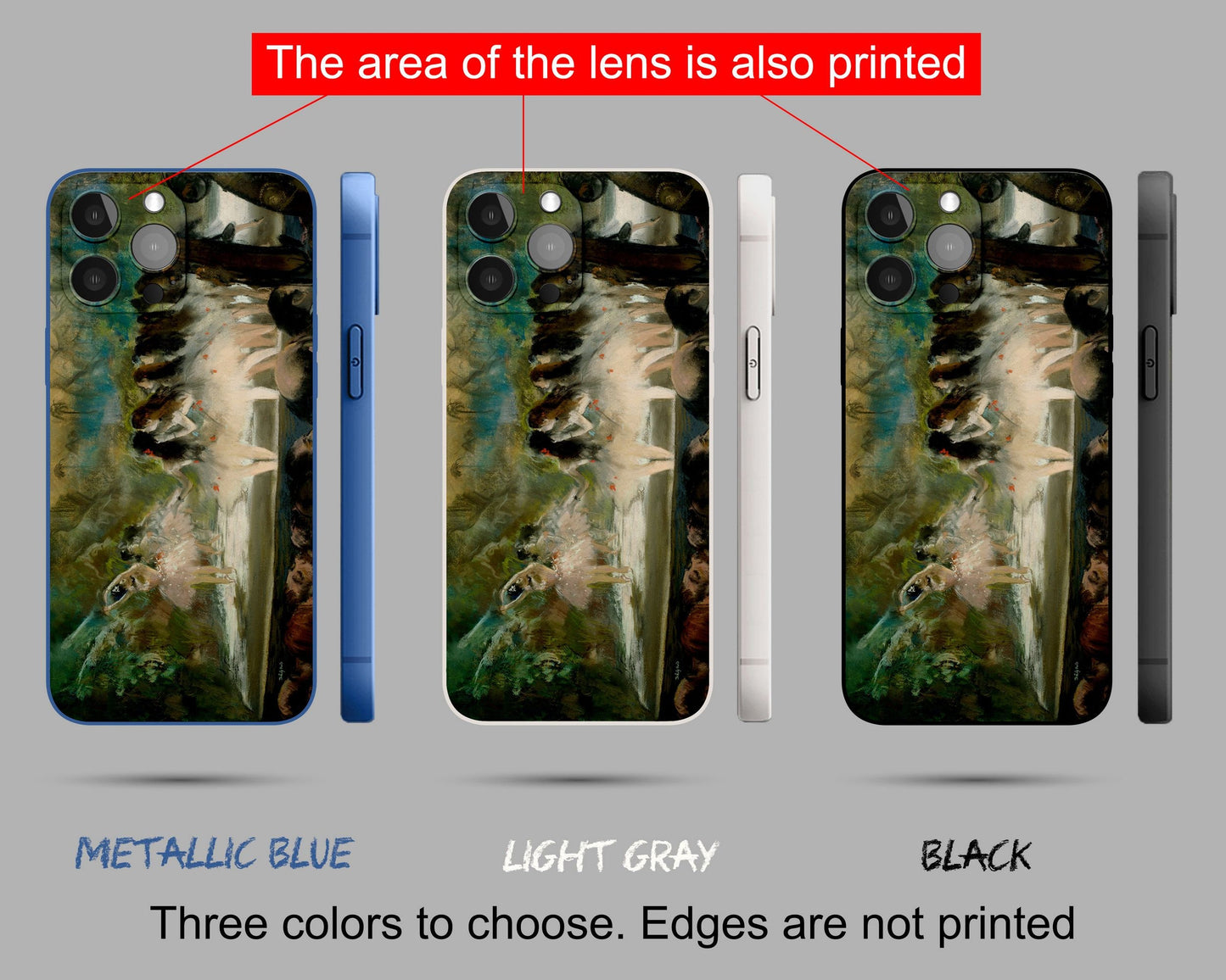 Edgar Degas Ballet Dancers Iphone Case, Iphone 14 Plus Case, Iphone Se 2020 Case, Aesthetic Iphone, Birthday Gift, Silicone Case