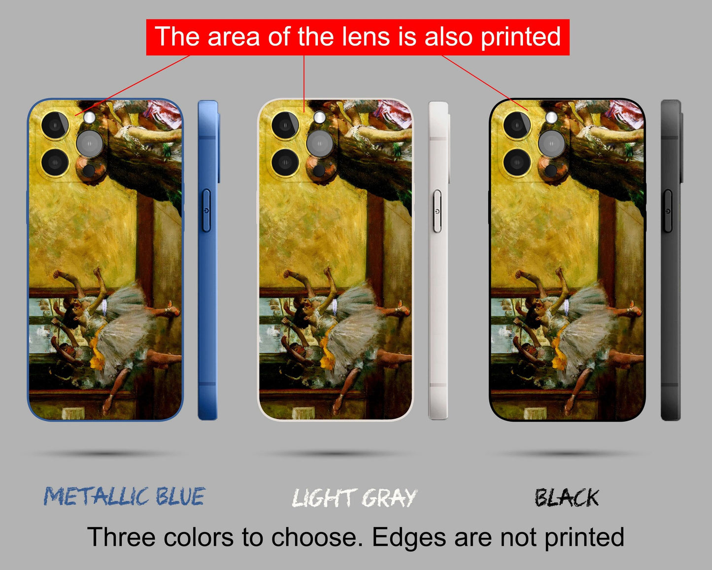 Edgar Degas Ballet Dancers, Iphone Case, Iphone 8 Plus Case, Iphone 7 Plus Case, Iphone 8 Plus Case Art, Vivid Colors, Aesthetic Phone Case