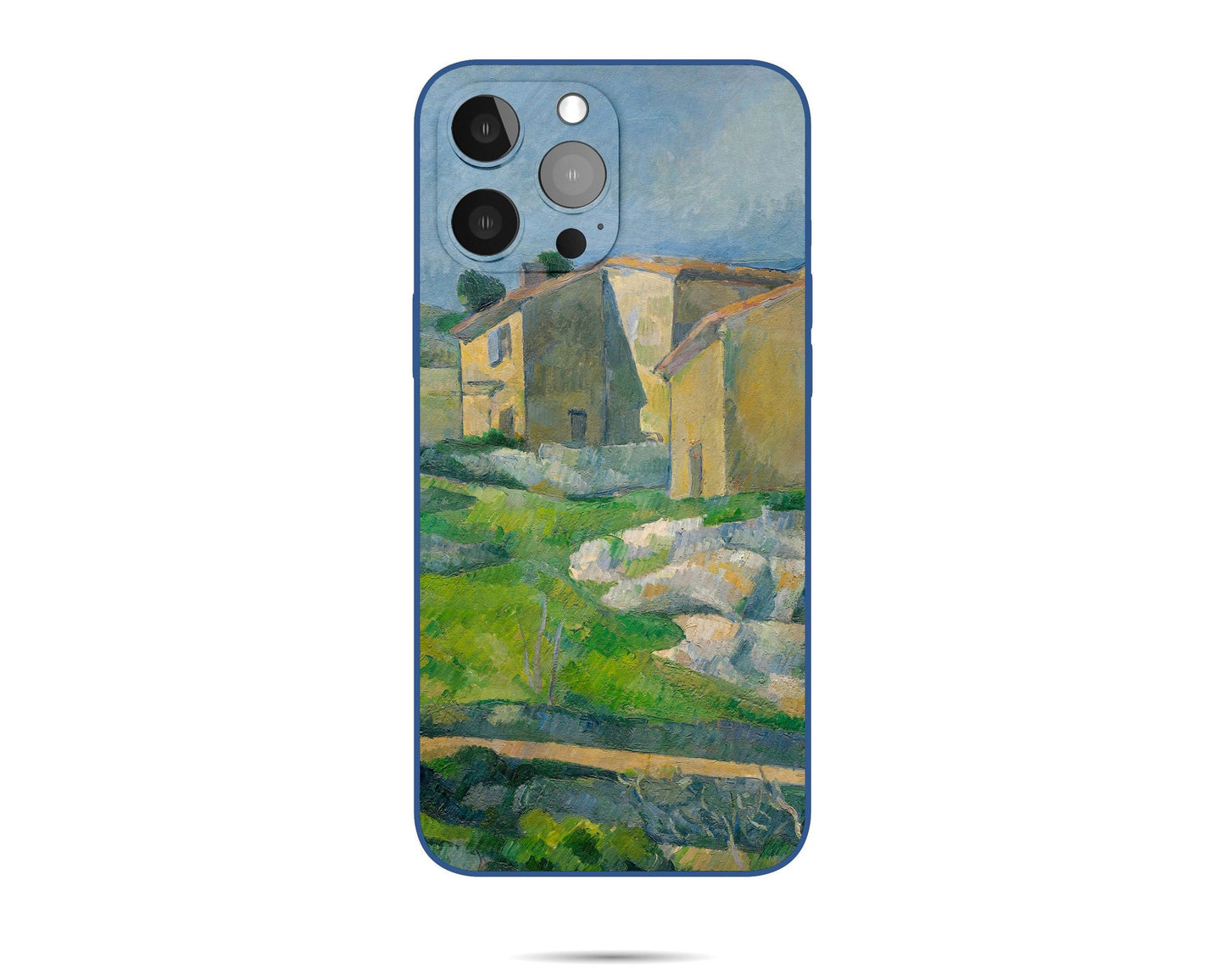 Iphone 14 Plus Case Of Paul Cézanne Famous Landscape Painting, Iphone 11 Case, Iphone Xr Case, Iphone Protective Case, Iphone Case Silicone