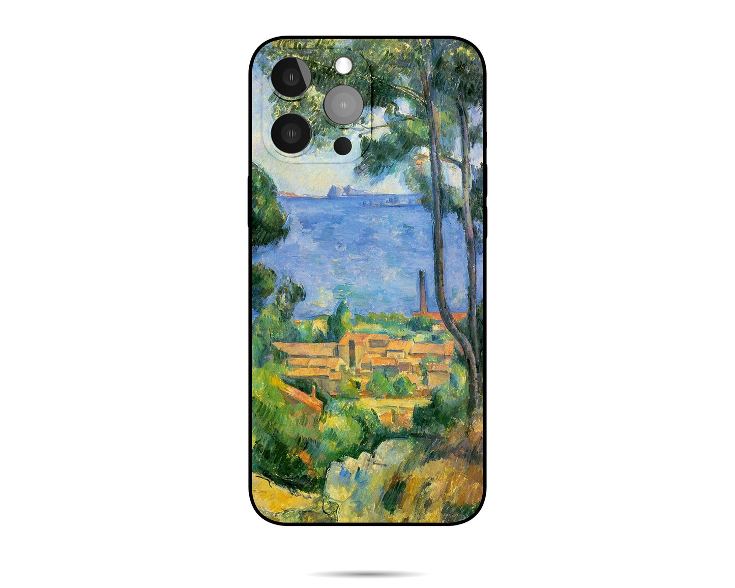 iPhone 14 Case Of Paul Cézanne Famous Landscape Painting Iphone 14 Pro Max Cover, Iphone 8 Plus Iphone Cases, Birthday Gift, Silicone Case