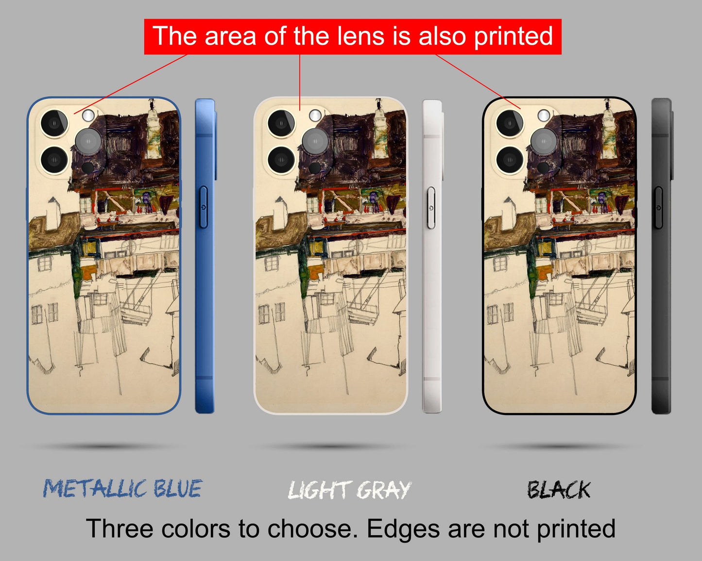Iphone 14 Case Of Egon Schiele Famous Painting, Iphone 11 Pro Max, Iphone 7, Expressionist , Iphone Protective Case, Silicone Case
