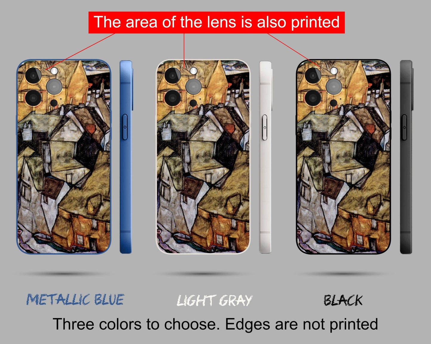Iphone 14 Case Of Egon Schiele Famous Painting Iphone Cover, Iphone 11, Iphone Cases, Expressionist , Iphone Case Protective, Silicone Case