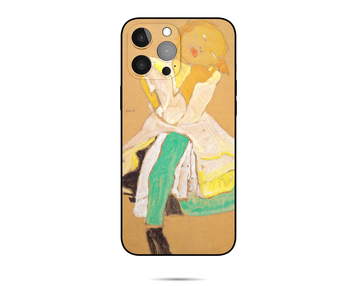 Iphone 14 Case Of Egon Schiele Famous Painting, Iphone Cover, Iphone 12, Iphone Se Case, Iphone Case Protective, Iphone Case Silicone