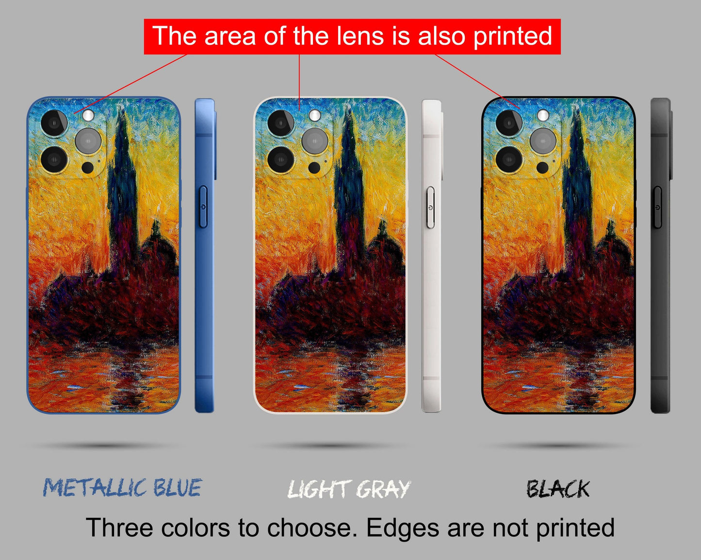 Claude Monet San Giorgio Maggiore At Dusk Iphone Case, Iphone 13 Mini Case, Designer Iphone 8 Plus Case, Iphone Protective Case, Silicone