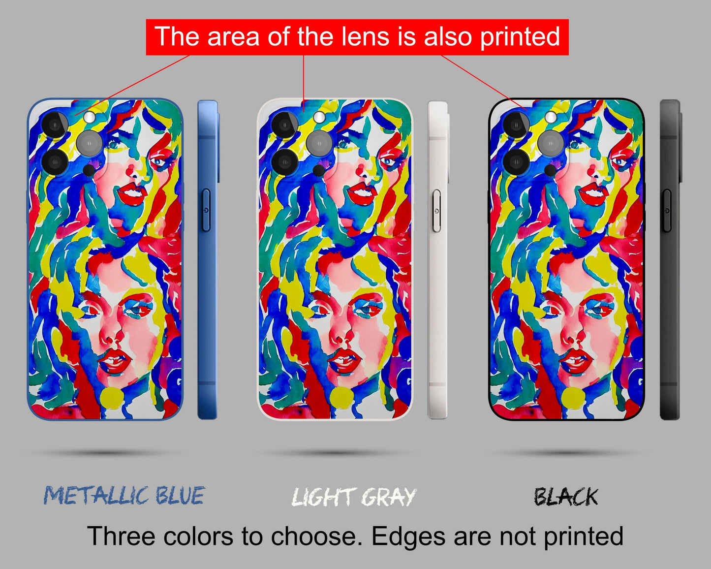 George Miller Original Watercolor Art Taylor Swift Iphone Cover, Iphone 11 Pro Max, Iphone Xr Case, Iphone 8 Plus Case Art, Gift For Her