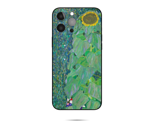 iPhone 14 Pro Case Of Gustav Klimt Painting Sunflower, Iphone 11 Pro Max, Designer Iphone Case, Iphone Case Protective, Iphone Case Matte