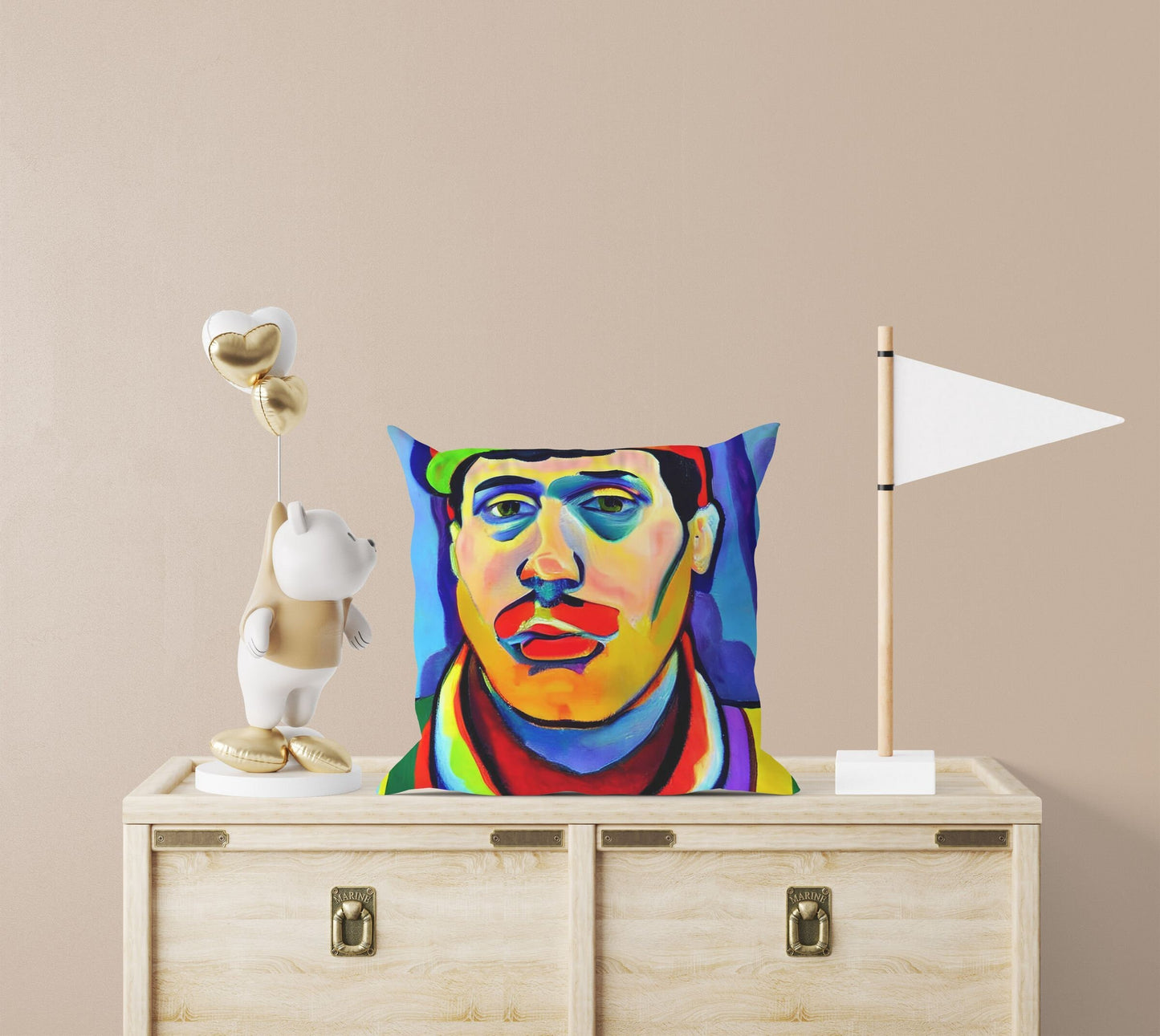 Decorative Pillow, Abstract Throw Pillow Cover, Soft Pillow Cases, Colorful Pillow Case, Impressionist Pillow, Large Pillow Cases