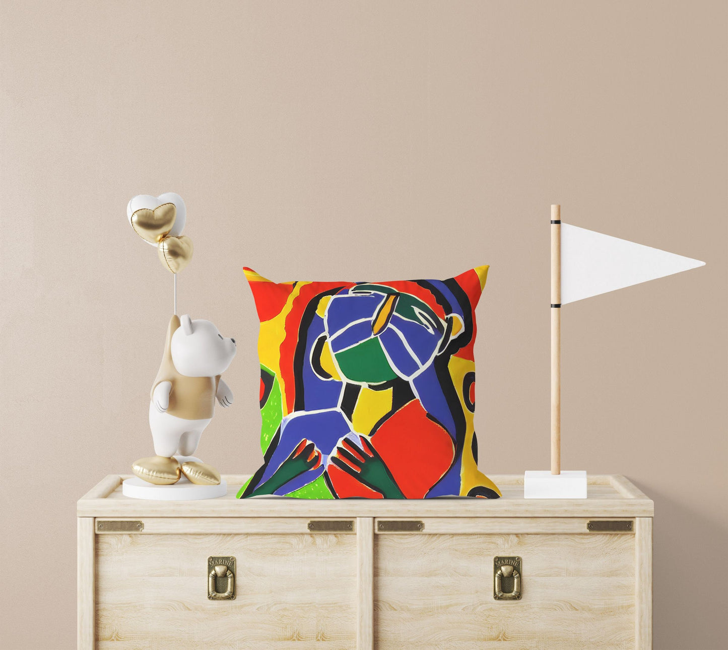 Aborigine Toss Pillow, Abstract Pillow, Art Pillow, Colorful Pillow Case, Contemporary Pillow, Large Pillow Cases, Christmas Pillow