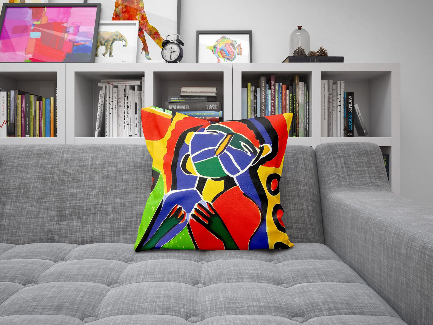 Aborigine Toss Pillow, Abstract Pillow, Art Pillow, Colorful Pillow Case, Contemporary Pillow, Large Pillow Cases, Christmas Pillow