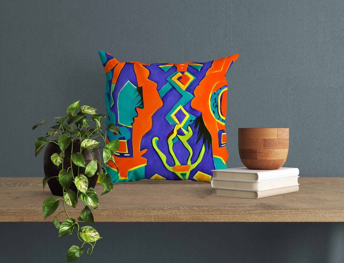 Symbol Of Mayan Culture, Pillow Case, Animal Pillow, Soft Pillow Cases, Colorful Pillow Case, Modern Pillow, 24X24 Pillow, Abstract Decor