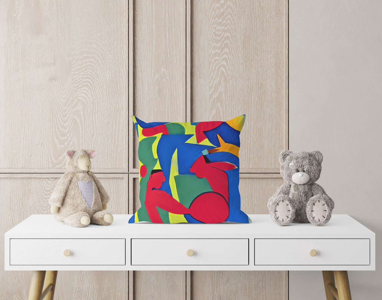 Abstract Throw Pillow, Throw Pillow Cover, Cat Pillow, Designer Pillow, Contemporary Pillow, Square Pillow, Home And Living, Holiday Gift