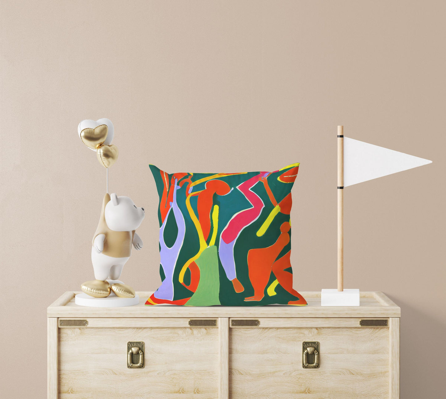 Abstract Throw Pillow, Abstract Pillow Case, Designer Pillow, Colorful Pillow Case, Large Pillow Cases, Home And Living