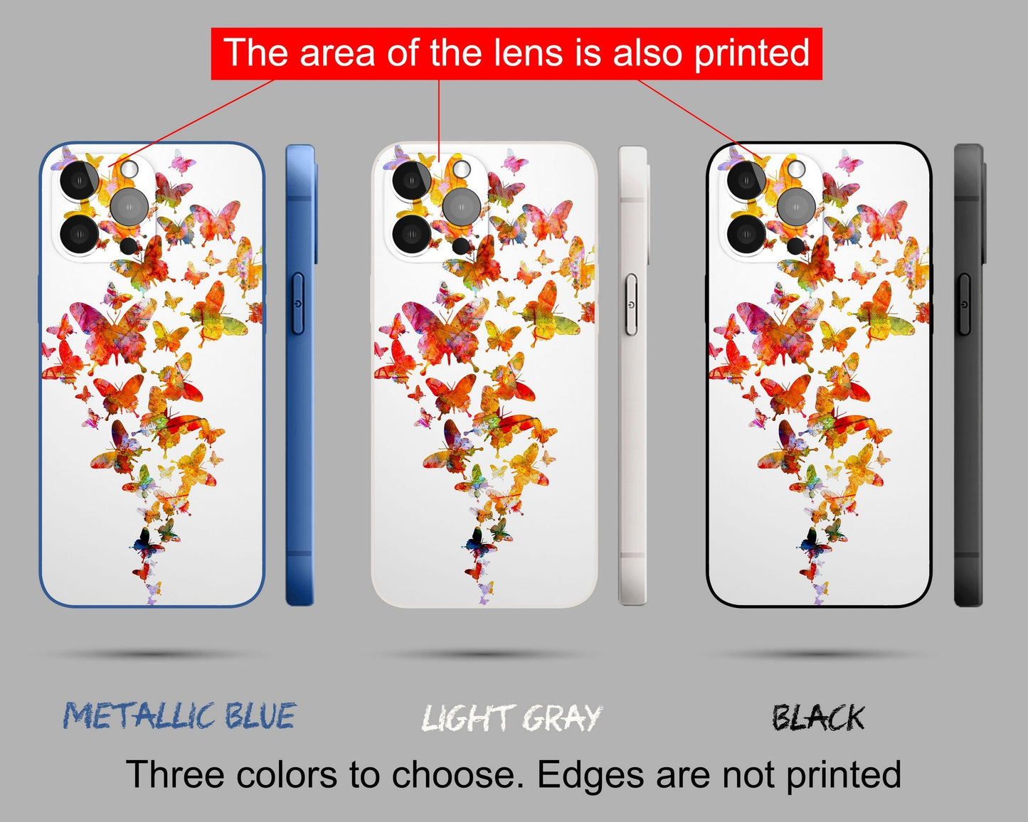 Abstract Art Butterlfies Iphone 14 Plus Case, Iphone X Case, Iphone 8 Plus Case Art, Designer Iphone Case, Gift For Her, Silicone Case