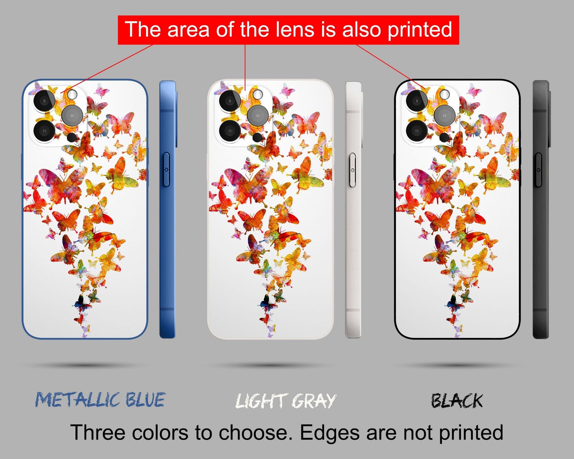 Abstract Art Butterlfies Iphone 14 Plus Case, Iphone X Case, Iphone 8 Plus Case Art, Designer Iphone Case, Gift For Her, Silicone Case