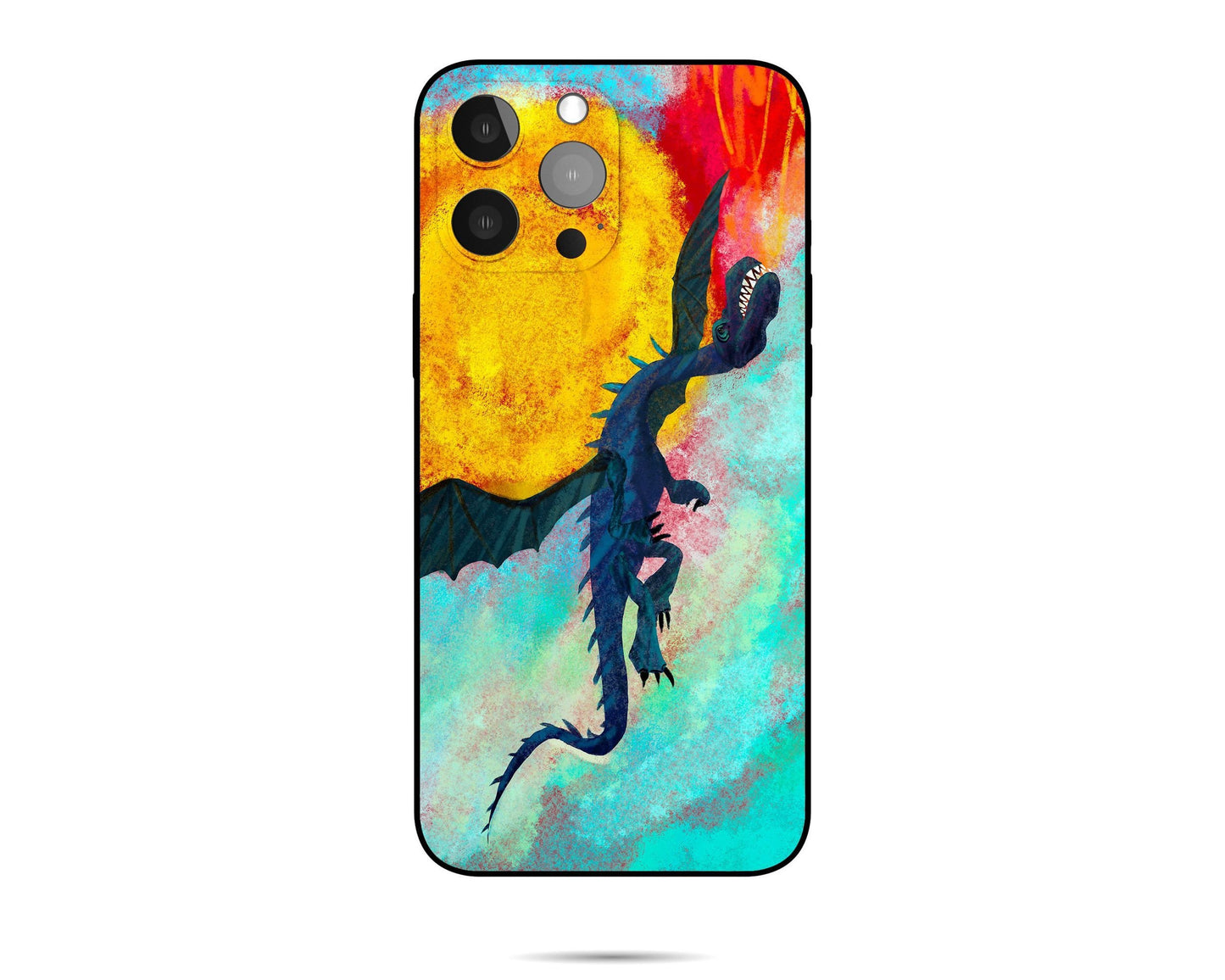 Dragon Iphone 14 Pro Max Case, Iphone 11 Pro Case, Iphone Xs Max Case, Iphone 8 Plus Case Art, Vivid Colors, Designer Iphone 8 Plus Case